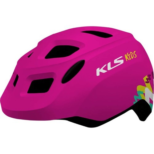 Шлем KLS Zigzag 022, XS/S 45- 49 см, (розовый)