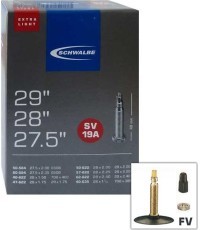 Schwalbe MTB SV19A Extralight 27.5x2.00 / 29x2.40 (50/60-584 40/62-622/635) FV 40mm (iepakojumā)