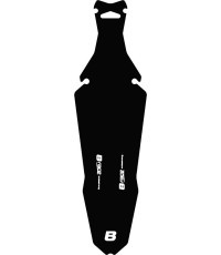 Aizmugurējais panelis B-Race zem segla (melns)