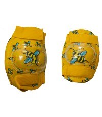 Детские коленные и локтевые щитки (желтые)
