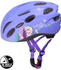 Dvirtex Frozen velosipēdu ķivere, izmērs 52-56cm, violeta krāsa
