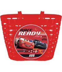 Dviračio krepšys ant vairo BONIN Cars, raudonas, plastikinis