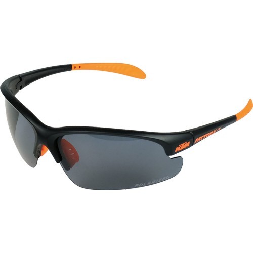 KTM FL II brilles, polarizētas C3 (melnas/oranžas)