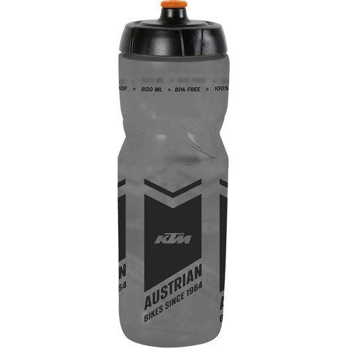 Бутылка для питья KTM, прозрачная серая, 800 мл