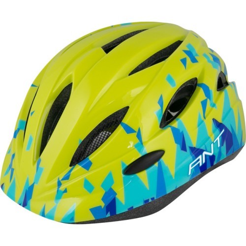 Велосипедный шлем FORCE Ant, флуоресцентный/синий, XXS-XS (44-48 см)