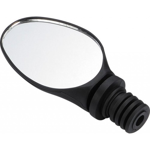 Velosipēda spogulis Foce, uz stūres, melns