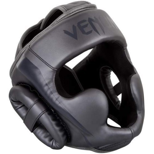 Venum Elite Headgear - Black/Black