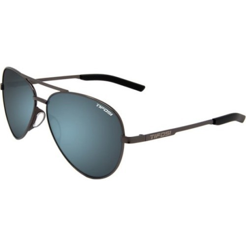 Солнцезащитные очки Tifosi Shwae Graphite Aviators, черные, с УФ-защитой