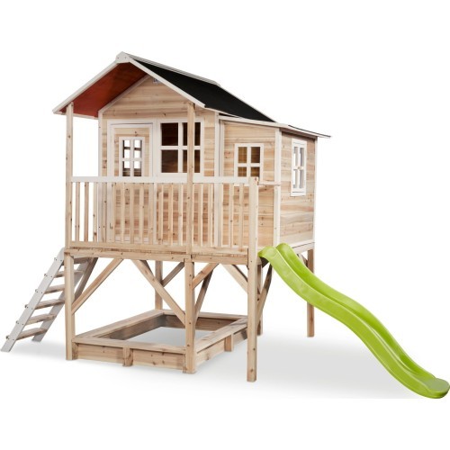 Деревянный игровой домик EXIT Loft 550 - натуральный