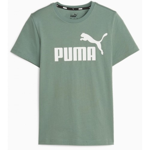 Puma Marškinėliai Paaugliams Ess Logo Tee Green 586960 45