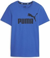 Puma Marškinėliai Paaugliams Ess Logo Tee Blue 586960 47