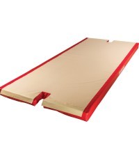 CUSTOM LANDING MAT FOR BEAM - WITH BASE CUT-OUTS - 450 x 200 x 20 cm