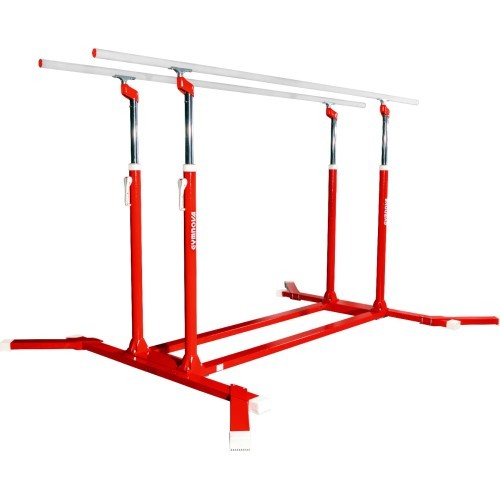 « LIVERPOOL » COMPETITION PARALLEL BARS WITH REINFORCED FRAME & NATURAL FIBRE HAND-RAILS - FIG Approved
