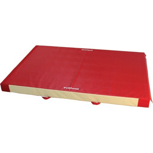 STANDARD SAFETY MAT - SINGLE DENSITY - PVC COVER - WITH ATTACHMENT STRIPS - 300 x 200 x 20 cm