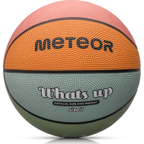 Basketbola meteors, kas ir augšā - Lightblue/orange