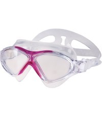 Plaukimo akiniai / puskaukė rožinės spalvos Spokey VISTA JR