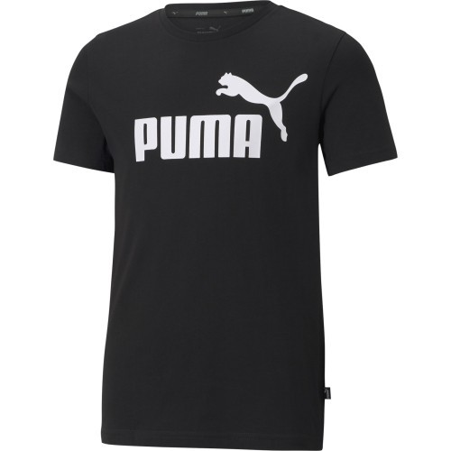 Puma Marškinėliai Paaugliams Ess Logo Tee Black 586960 01
