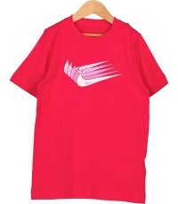 Nike Marškinėliai Paaugliams Nsw Tee Core Brandmark 3 Red DO1824 666