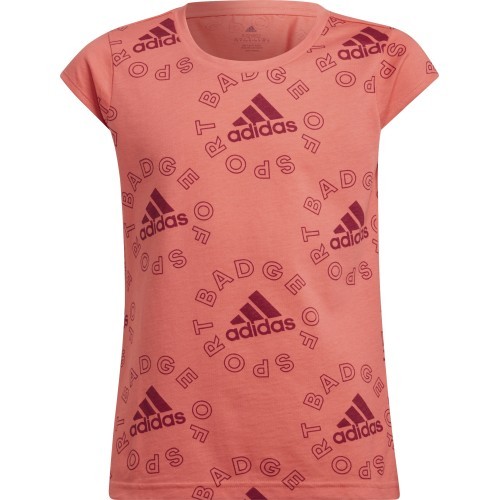 Adidas Palaidinė Mergaitėms G Logo T Ess Pink HF1831
