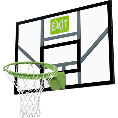 Баскетбольный щит с усиленным пружинным обручем Exit Galaxy 116х77см