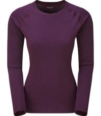Moteriški marškinėliai Montane Dart Long Sleeve - Violetinė