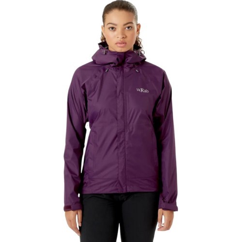 Женская куртка от дождя Rab Downpour Eco Jacket - Bordinė