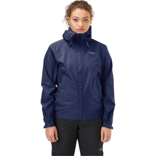 Женская куртка от дождя Rab Downpour Eco Jacket - Deep ink