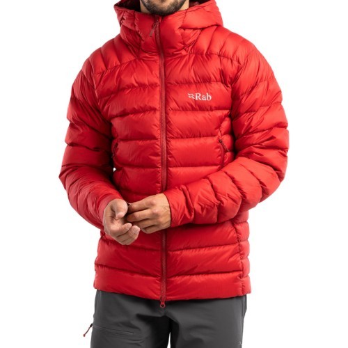 Мужская пуховая куртка RAB Electron Pro Down Jacket - Raudona (ascent red)