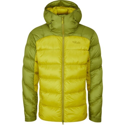 Мужская пуховая куртка Rab Neutrino Pro Jacket - Žalia/salotinė (aspen green/zest)