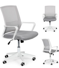 Biuro kėdė sukamoji biuro kėdė pilka ModernHome
