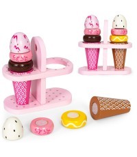 Koka Velcro saldējuma komplekts bērniem 9 gab.