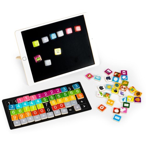 Wooden educational tablet magnetic board ECOTOYS
