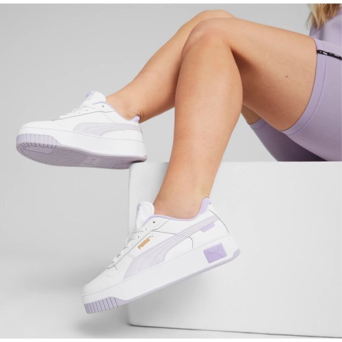Puma Carina Street sieviešu apavi White Olive 389390 07