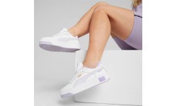 Puma Carina Street Women's Shoes White Olive 389390 07