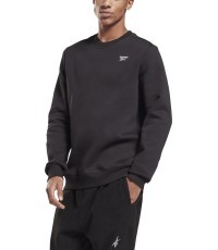 Reebok Men's Sweatshirt Ri Fleece Crew Black
