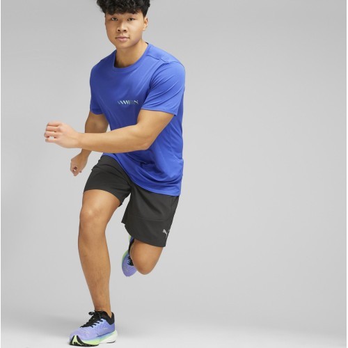 Puma vīriešu krekls Run Favorite Tee Royal Blue 523387 92