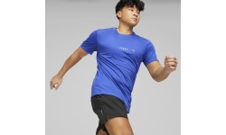 Puma vīriešu krekls Run Favorite Tee Royal Blue 523387 92