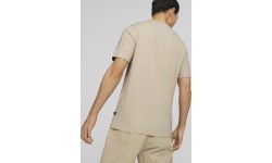Мужская хлопковая футболка Puma Graphics Wording Cream 674475 88