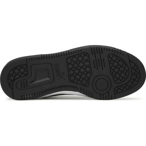 Puma Rebound V6 Mid Jr подростковые кроссовки White Blue Black 393831 06