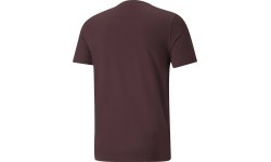 Мужская футболка Puma Ess Logo Tee, бордовая
