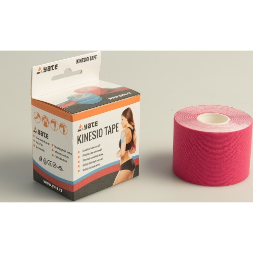 Кинезиологический коврик Yate Pink, 5x500 см
