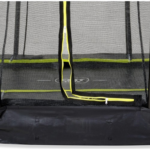 EXIT Silhouette zemes batuts 153x214cm ar drošības tīklu - melns