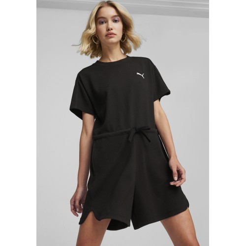 Женский спортивный комбинезон Puma Her Short Jumpsuit чёрный 677891 01