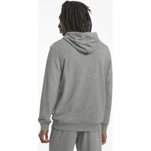 Puma Men's Sweatshirt Ess Big Logo Hoodie Grey 586688 03