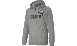 Puma Men's Sweatshirt Ess Big Logo Hoodie Grey 586688 03