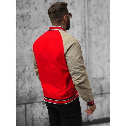 J.Style Men's Jacket Red 84M3011-270