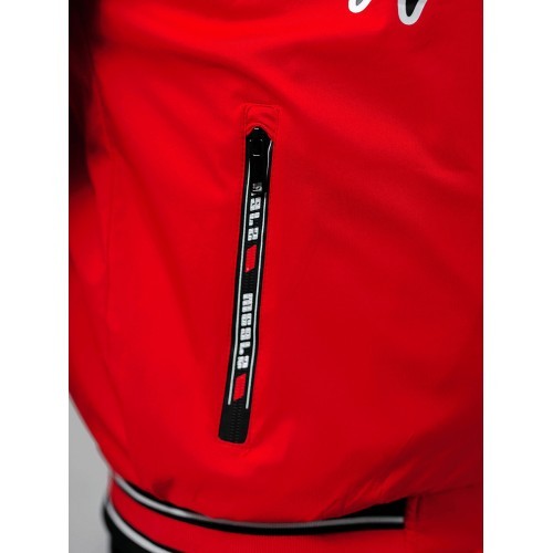 J.Style Men's Jacket Red 84M3011-270