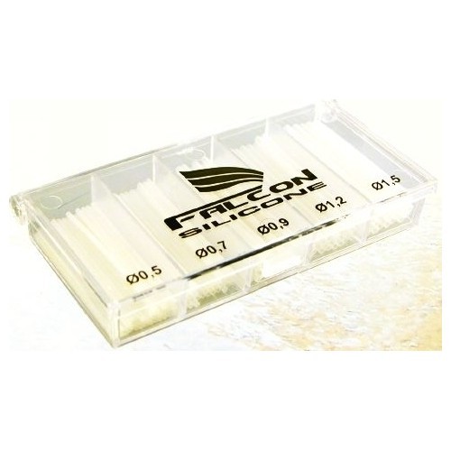 Silikona pludiņu komplekts Falcon, 0,5–1,5 mm, 40 mm