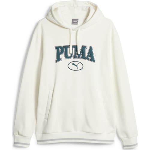 Puma Squad Hoodie FL vīriešu džemperis, balts 676017 65