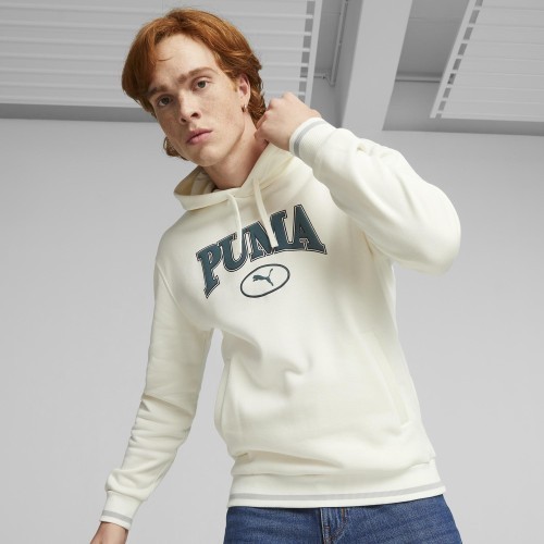 Puma Squad Hoodie FL Men's Sweatshirt White 676017 65